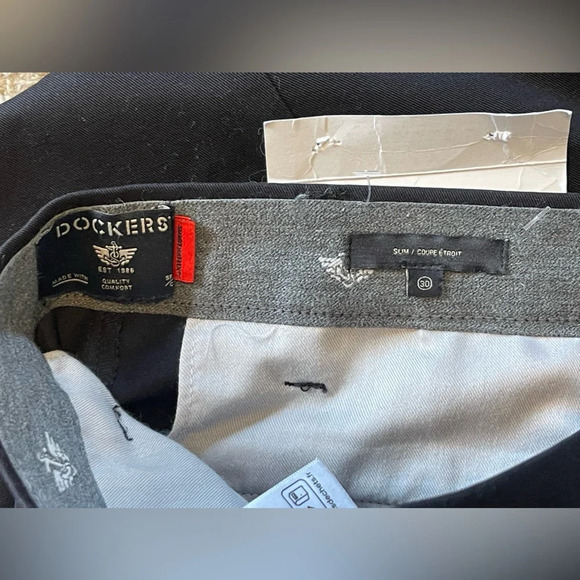 Dockers Workday Khaki Slim Fit 30W 32L - Picture 2 of 7